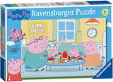 RAVENSBURGER PEPPA PIG FAMILY TIME 35 PIECE JIGSAW PUZZLE
