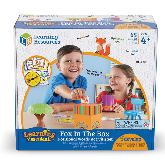 Fox In The Box Positional Words Activity Set