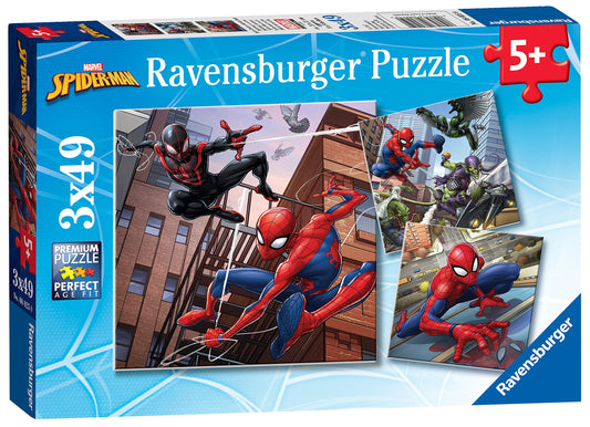 Ravensburger Marvel Spiderman 3 x 49 Piece Jigsaw Puzzle