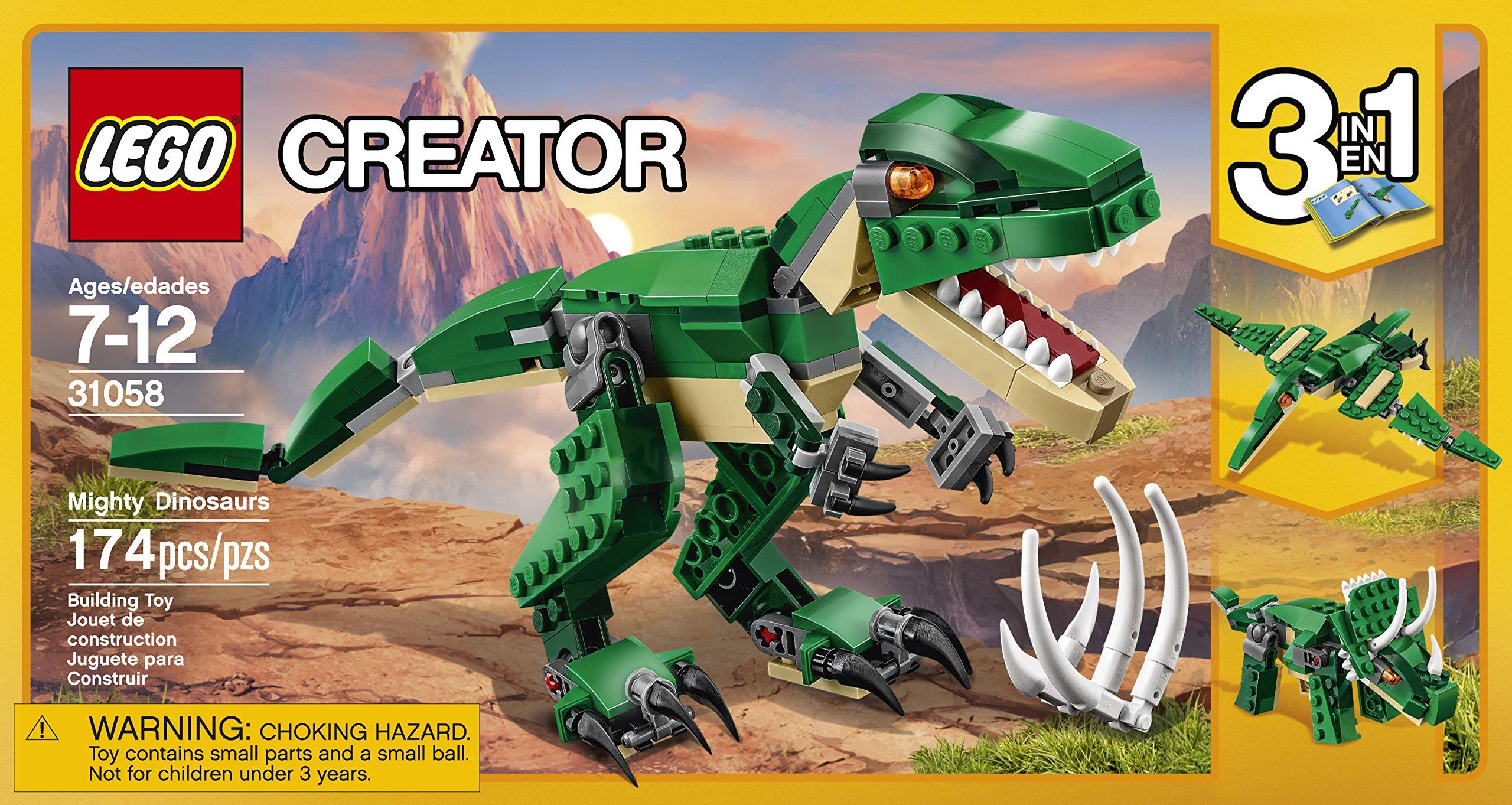 LEGO 31058 CREATOR 3 IN 1 MIGHTY DINOSAURS