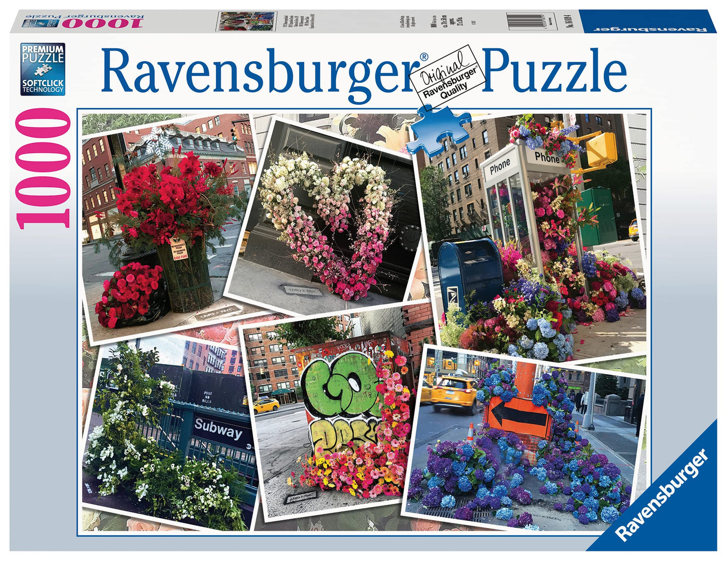 Ravensburger New York City Flower Flash 1000 Piece Jigsaw Puzzle