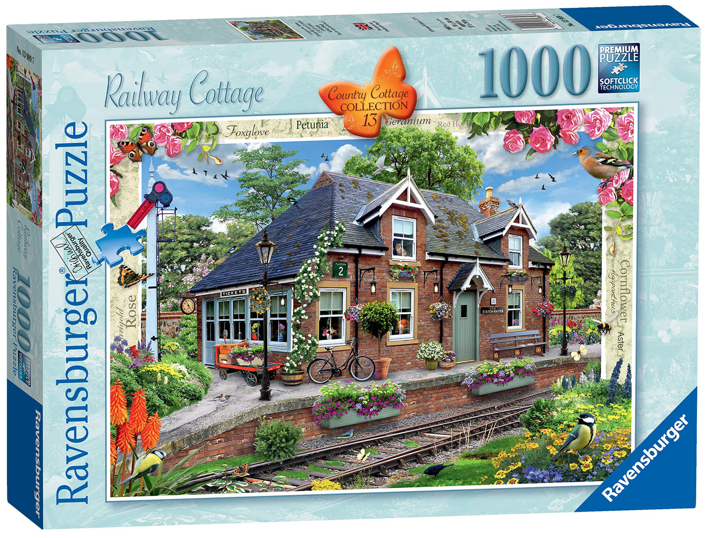 Ravensburger Railway Cottage 1000 Piece Jigsaw Puzzle