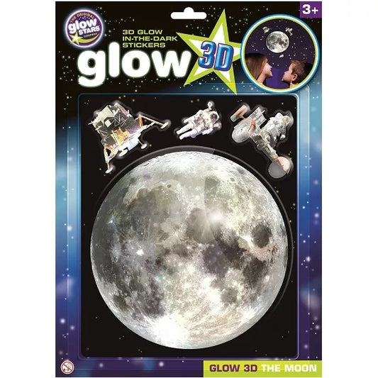 GLOW 3D THE MOON