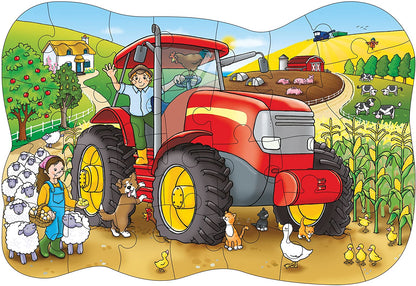 ORCHARD BIG TRACTOR JIGSAW PUZZLE
