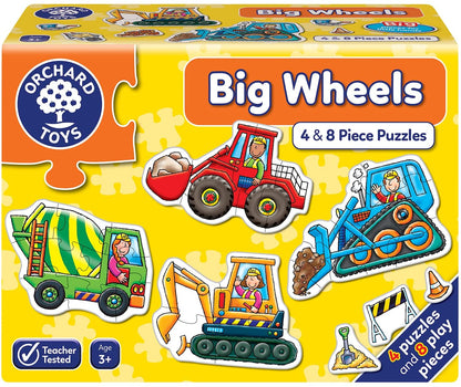 ORCHARD TOYS BIG WHEELS JIGSAW PUZZLE
