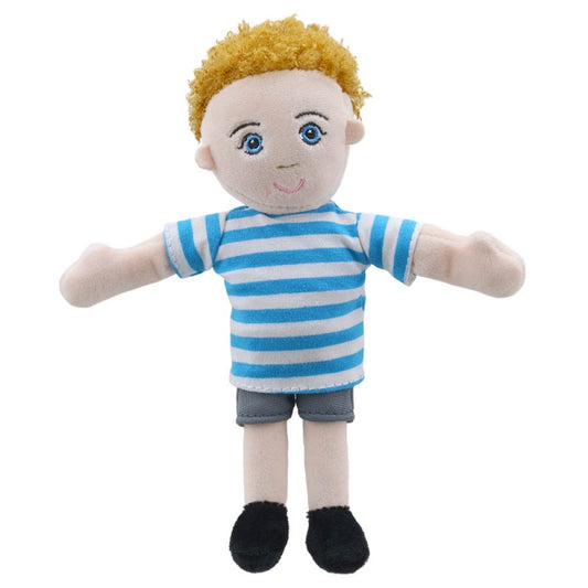 BOY - BLUE TOP FINGER PUPPET