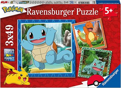 Ravensburger Pokemon 3 x 49 Piece Jigsaw Puzzle