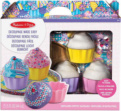 MELISSA & DOUG DECOUPAGE CUPCAKES TRINKET