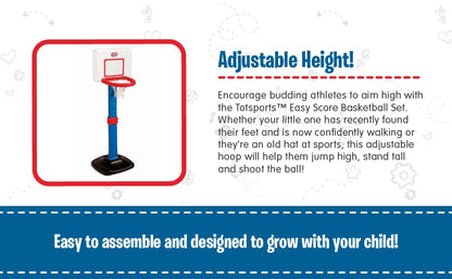 LITTLE TIKES TOT SPORTS EASY SCORE BASKETBALL SET