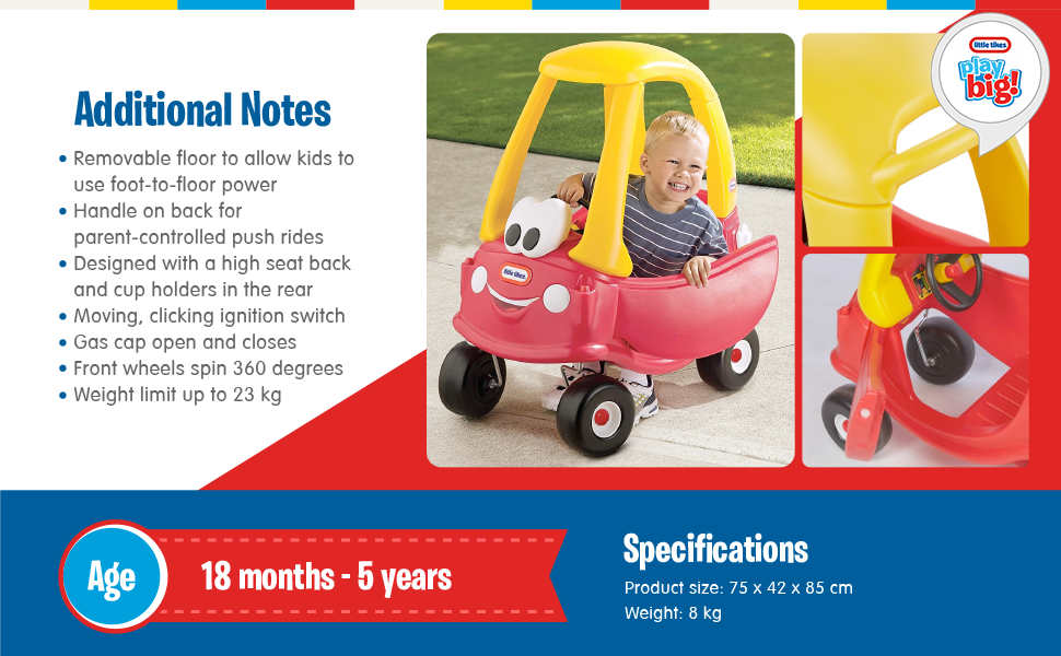 LITTLE TIKES CLASSIC COZY COUPE
