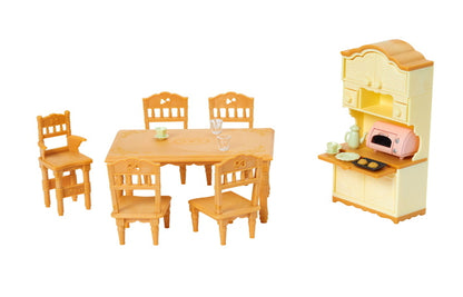 SYLVANIAN FAMILIES DINING ROOM PLAY SET