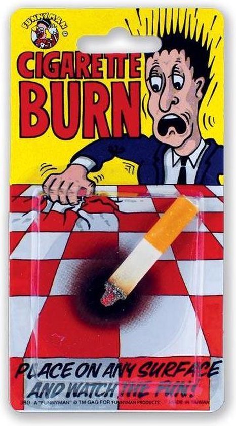 FAKE CIGARETTE BURN PRACTICAL JOKE