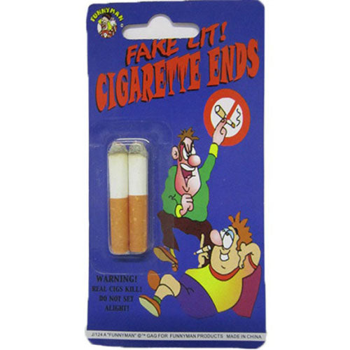 FAKE CIGARETTE ENDS 2PK PRACTICAL JOKE