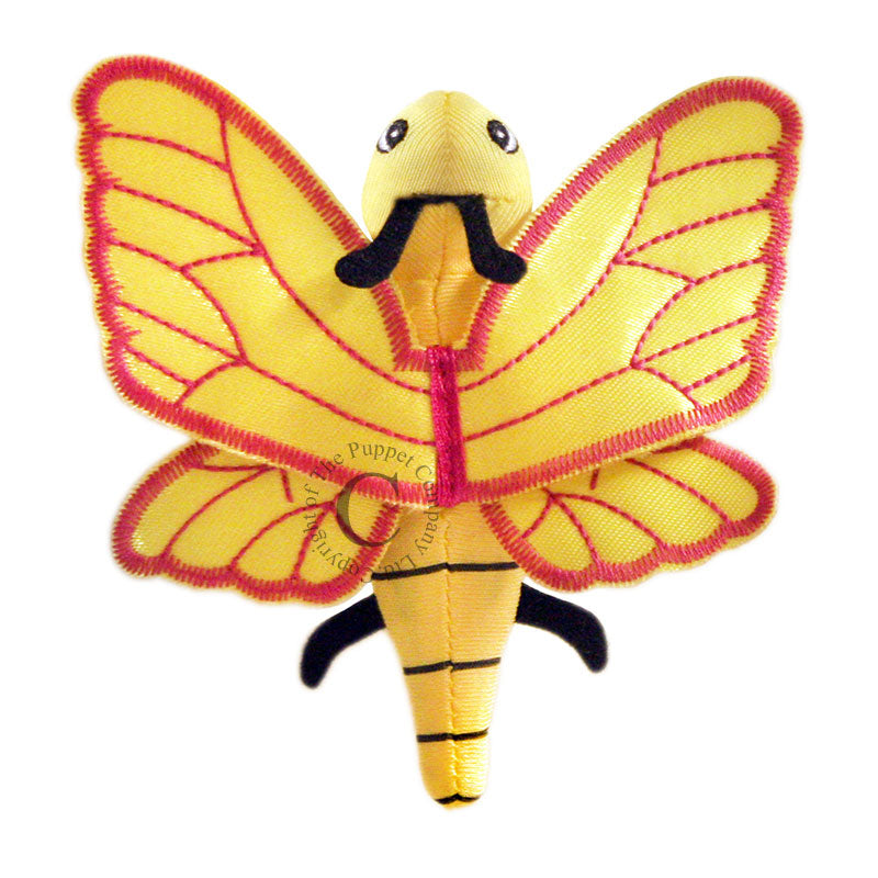 Yellow Butterfly Finger Puppet