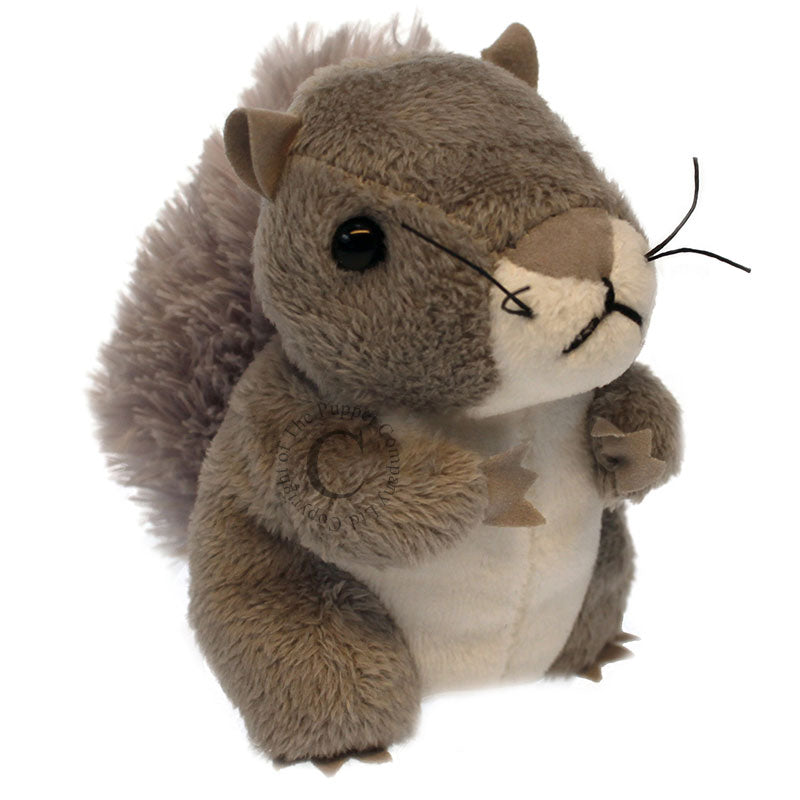 GREY SQUIRREL FINGER PUPPET