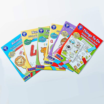 ORCHARD FIRST WORDS STICKER COLOURING BOOK