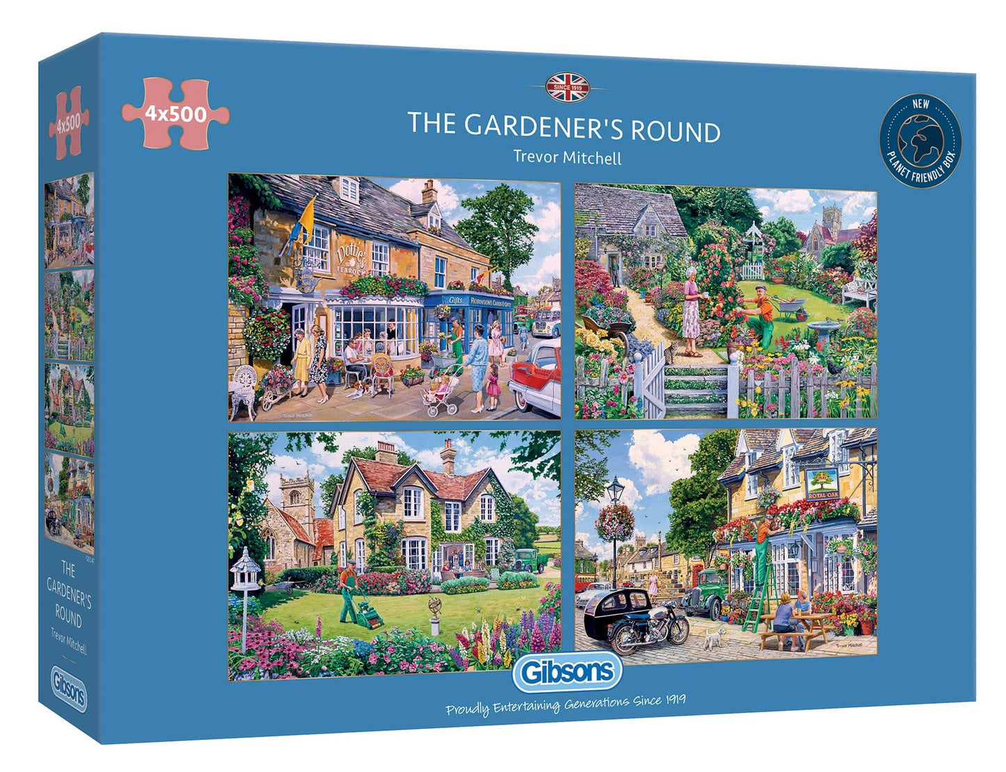 The Farmers Round 4 x 500 Piece Jigsaw Puzzle