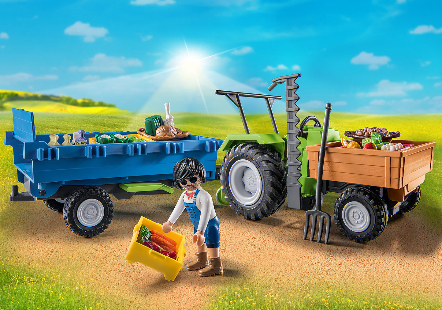 Playmobil 71249 Tractor & Trailer