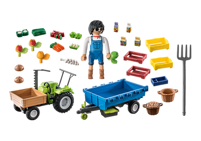 Playmobil 71249 Tractor & Trailer