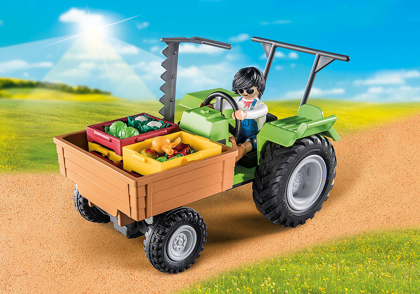 Playmobil 71249 Tractor & Trailer