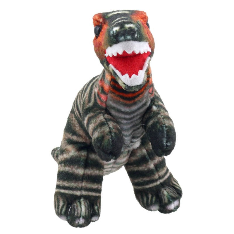 T REX FINGER PUPPET BROWN