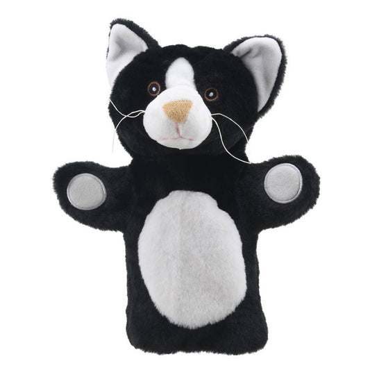 Cat Eco Puppet Buddy (Black & White)