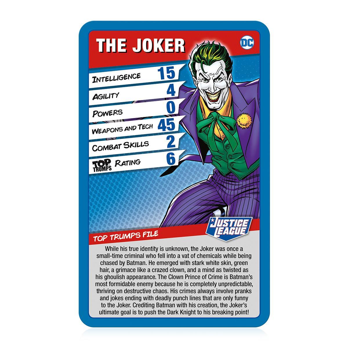 Top Trumps Justice League Card Game