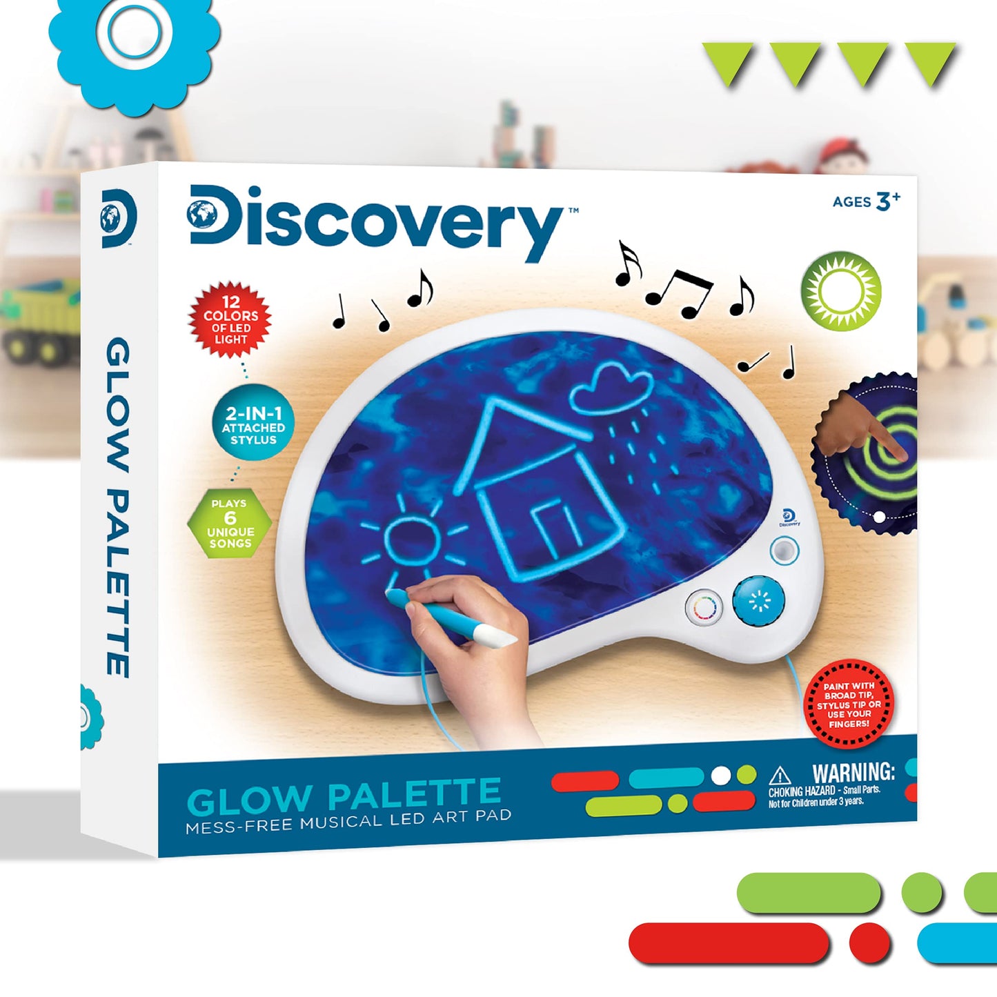 DISCOVERY MUSICAL DRAWING GLOW BOARD