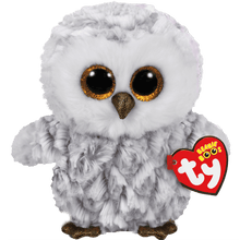 TY OWLETTE WHITE OWL BEANIE BOO - REGULAR 15CM