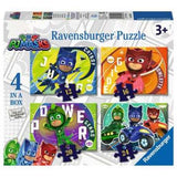 RAVENSBURGER PJ MASKS 4 IN A BOX JIGSAW PUZZLES