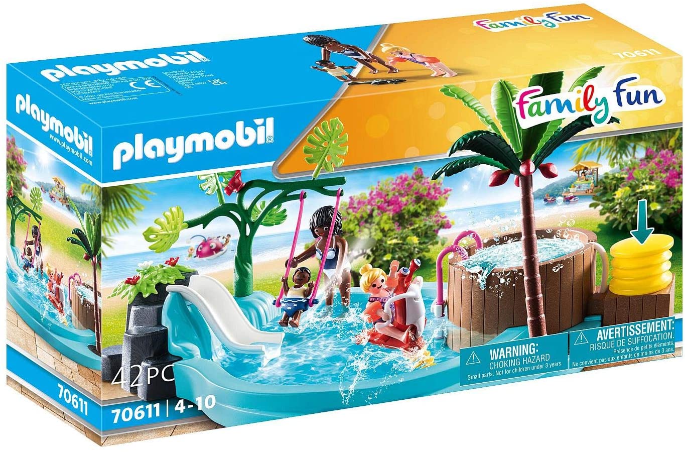 Playmobil 70611 Children's Pool & Slide