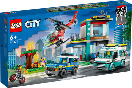 LEGO 60371 City Police Emergency Vehicles HQ