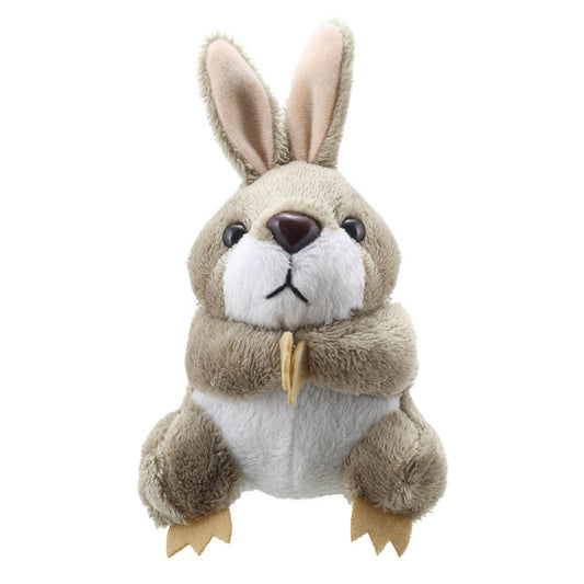 GREY RABBIT FINGER PUPPET