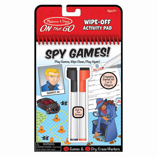 WIPE OFF SPY ACTIVITY PAD