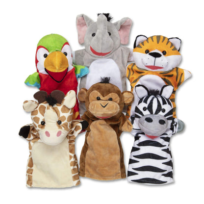 SAFARI FRIENDS HAND PUPPETS