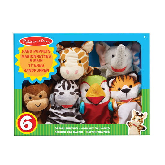 SAFARI FRIENDS HAND PUPPETS