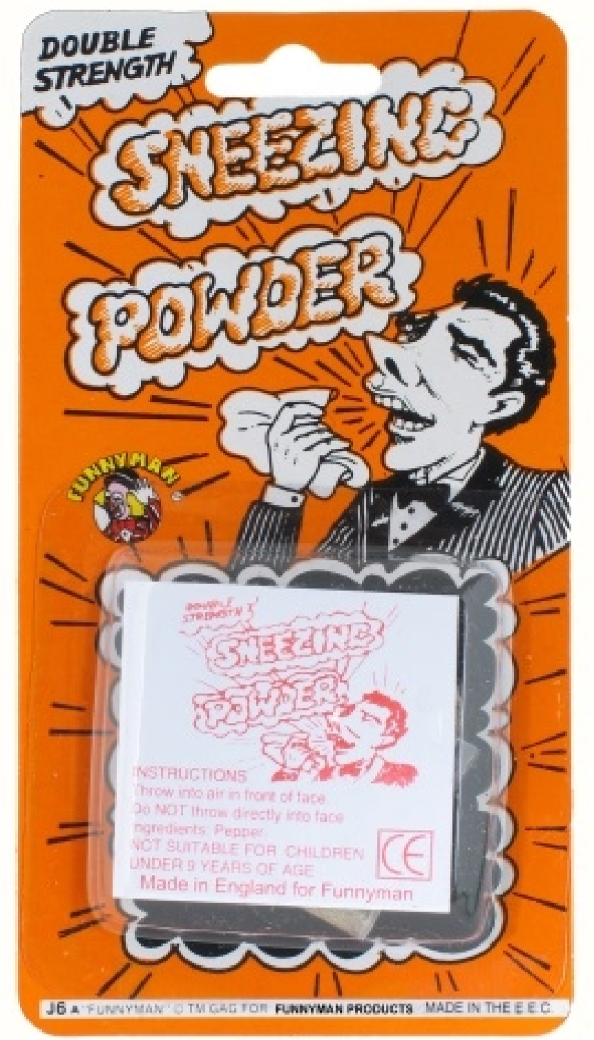 SNEEZING POWDER PRACTICAL JOKE