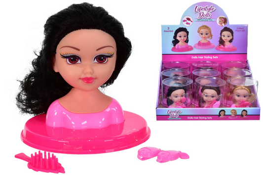 DOLLS HAIR STYLING SET