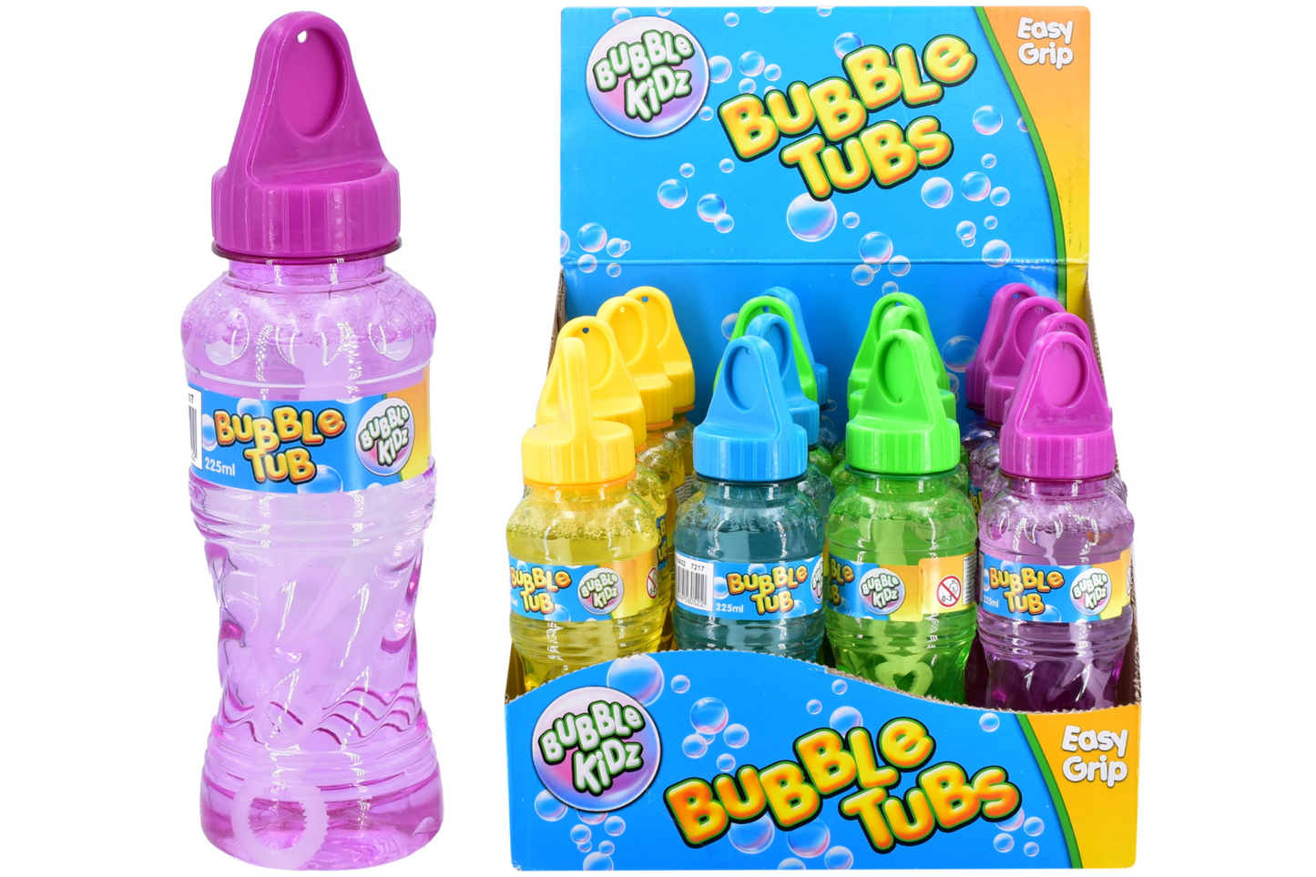 TRANSPARENT BUBBLE TUBS 8OZ