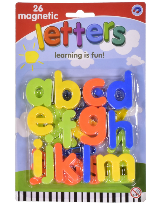 MAGNETIC LETTERS LOWER CASE 26 PIECES