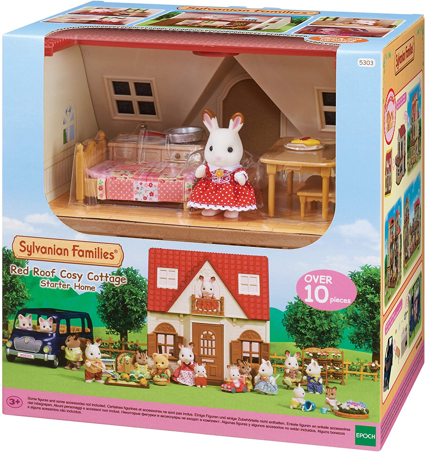 SYLVANIAN FAMILIES RED ROOF COSY COTTAGE Perfect Gifts for Kids