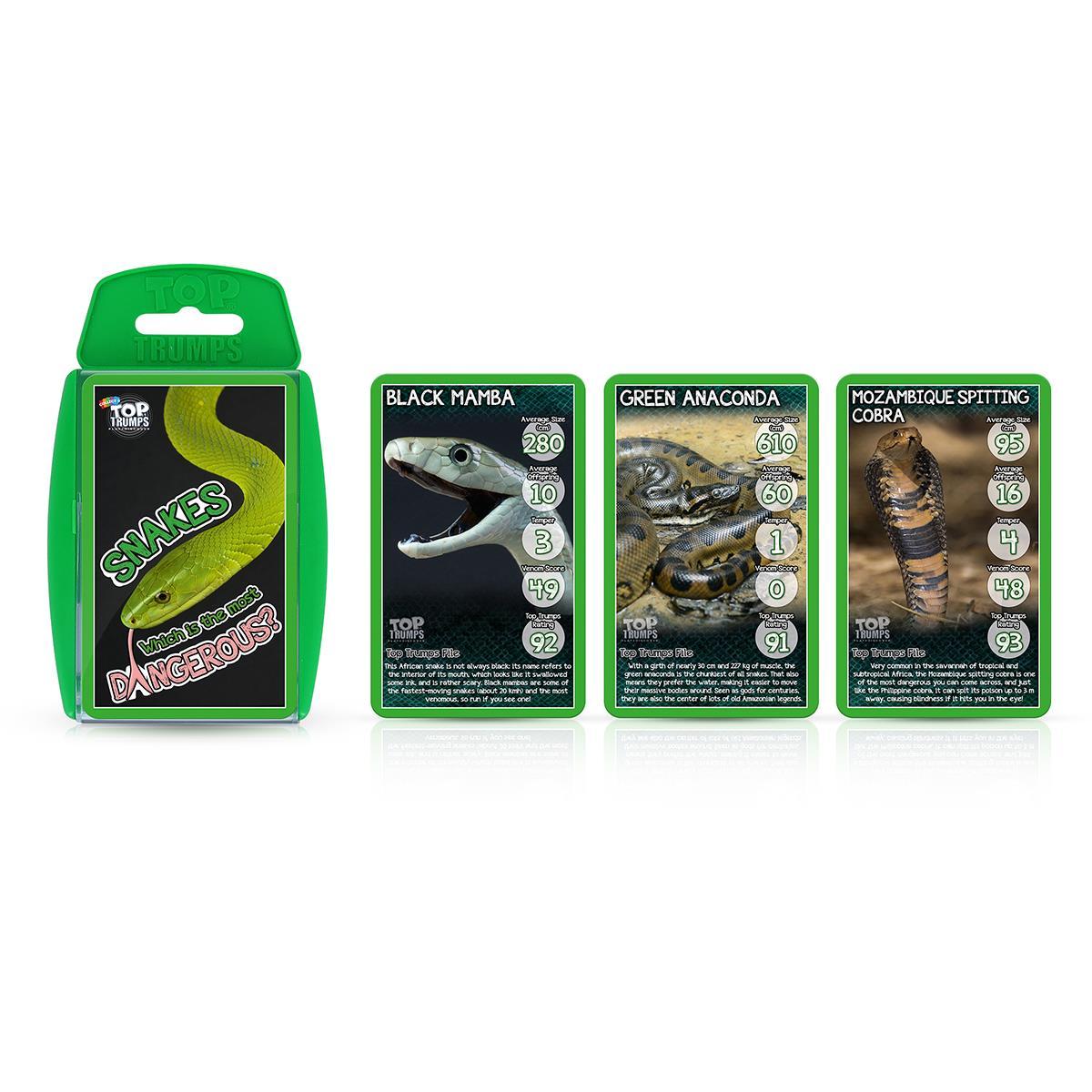 Top Trumps Snakes Card Game