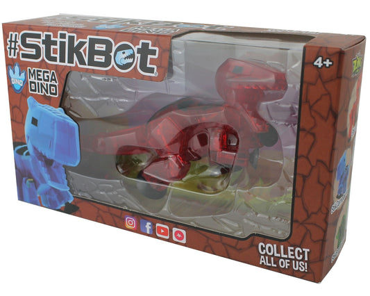 StikBot Mega Dino T rex, colour assorted