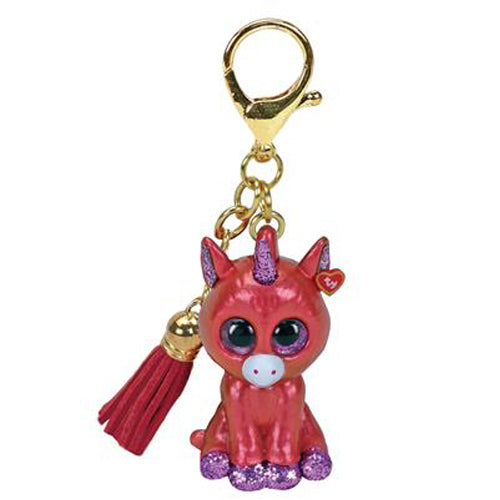 SUNSET UNICORN MINI BOO KEY CLIP