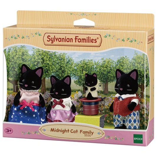 Sylvanian Families Midnight Cat Family