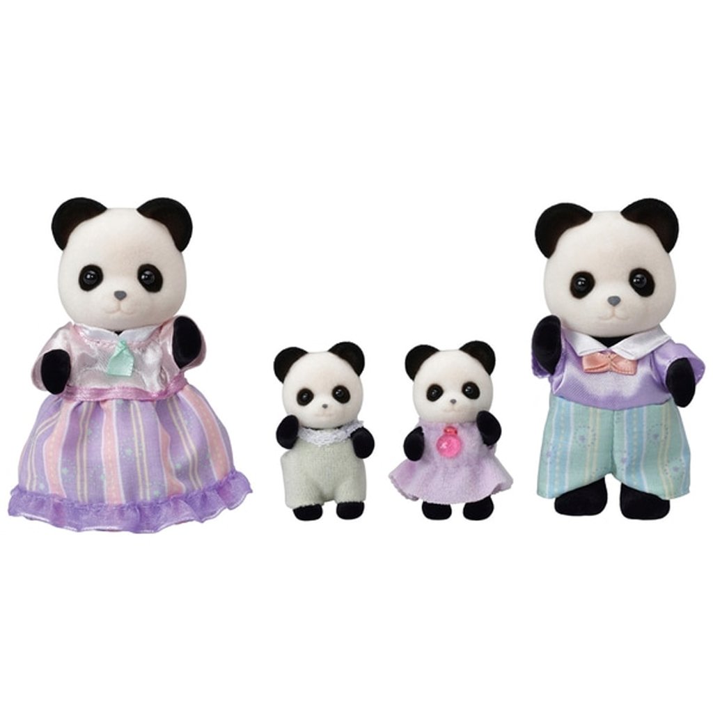 SYLVANIAN FAMILIES POOKIE PANDA FAMILY