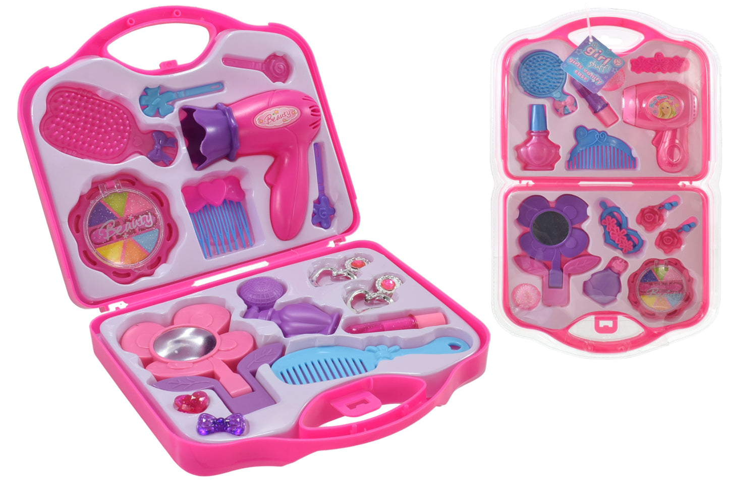 GIRLS VANITY CASE IN CLAMSHELL