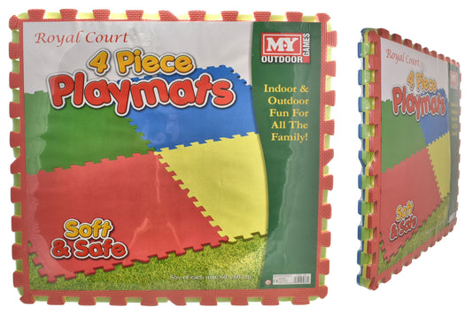 EVA PLAYMATS 4 PACK 60 X 60CM