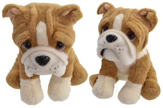 BULL DOG PLUSH SITTING  20CM