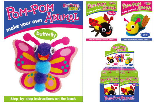 MAKE YOUR OWN POM POM ANIMALS